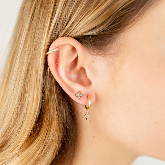 Boucles d'oreilles Ancolie