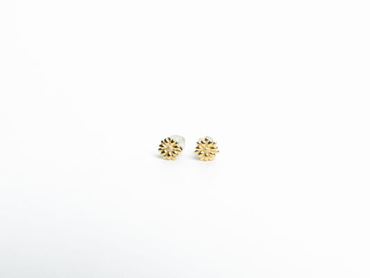 Boucles d'oreilles Bouton d'or