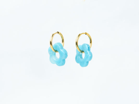 Boucles d'oreilles Camélia
