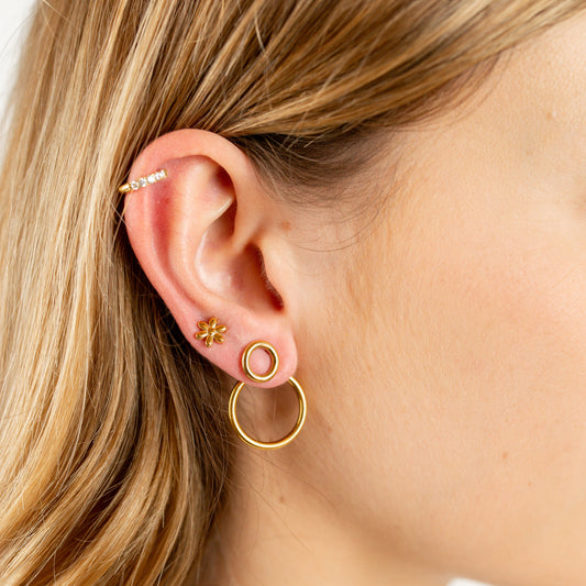 Boucles d'oreilles Lobélie