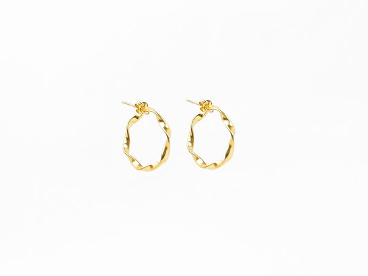 Boucles d'oreilles Passiflore