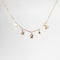 Collier personnalisable 5 charmes or