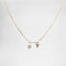 Collier personnalisable 2 charmes or