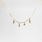 Collier personnalisable 4 charmes or